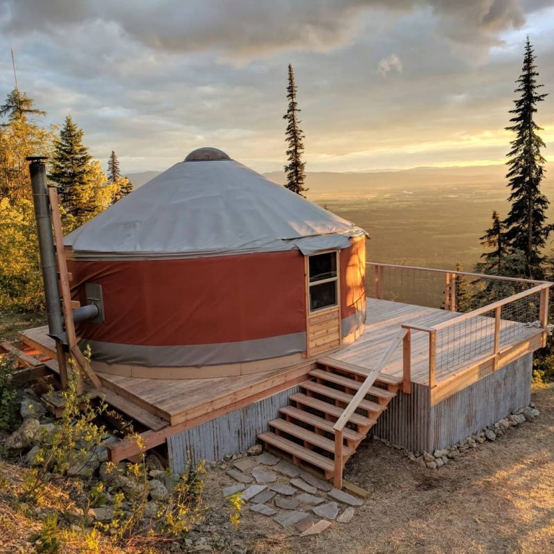 Jewel Basin Yurt is perched at 5000' above sea level on the edge of the Jewel Basin Recreation Area.